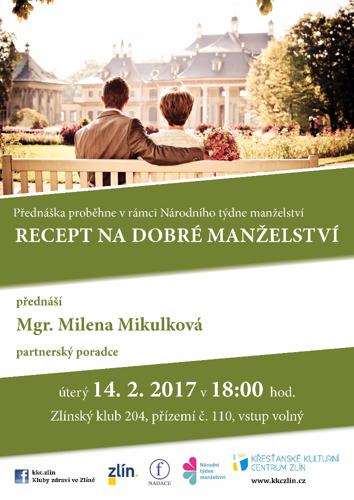 Recept na dobré manželství. Mgr. Milena Mikulková