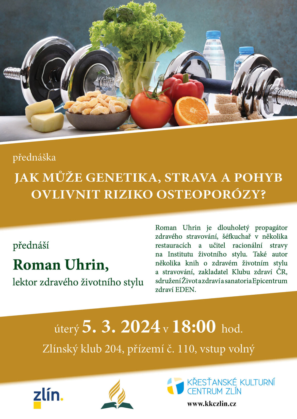 Jak může genetika, strava a pohyb ovlivnit riziko osteoporózy? – Roman Uhrin