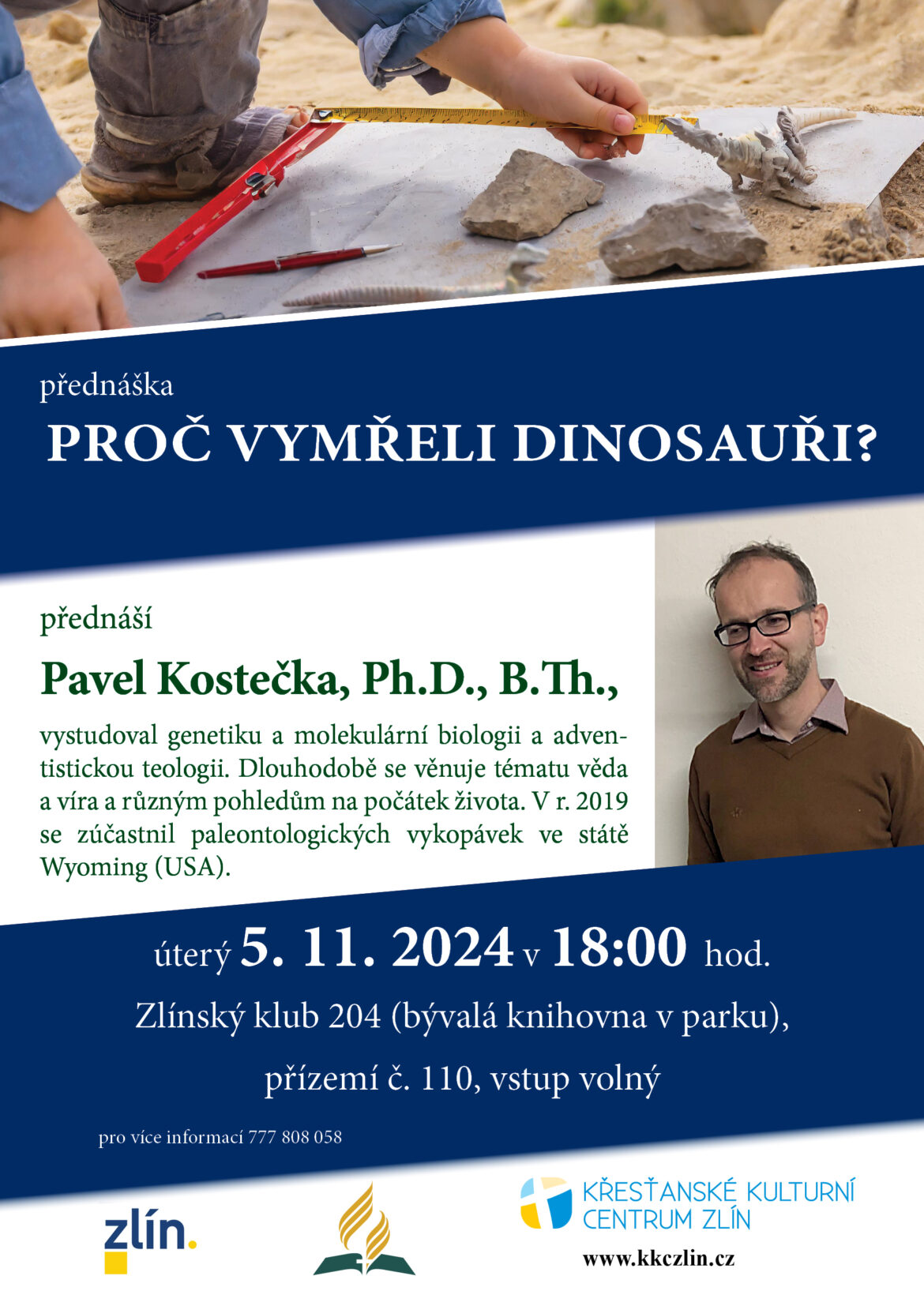 Proč vymřeli dinosauři. Pavel Kostečka, Ph.D., B.Th.